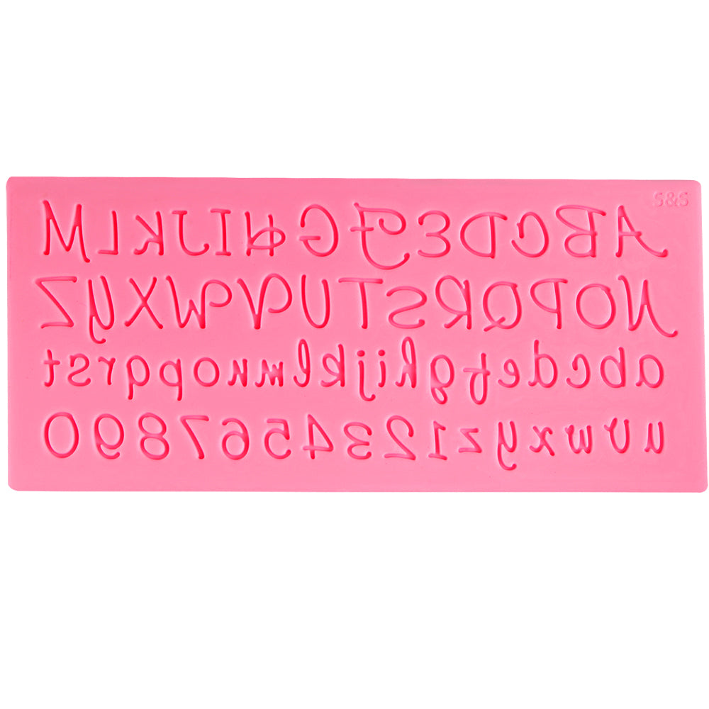 Lowercase Number Alphabet Silicone Mold Lower Case Letter Resin