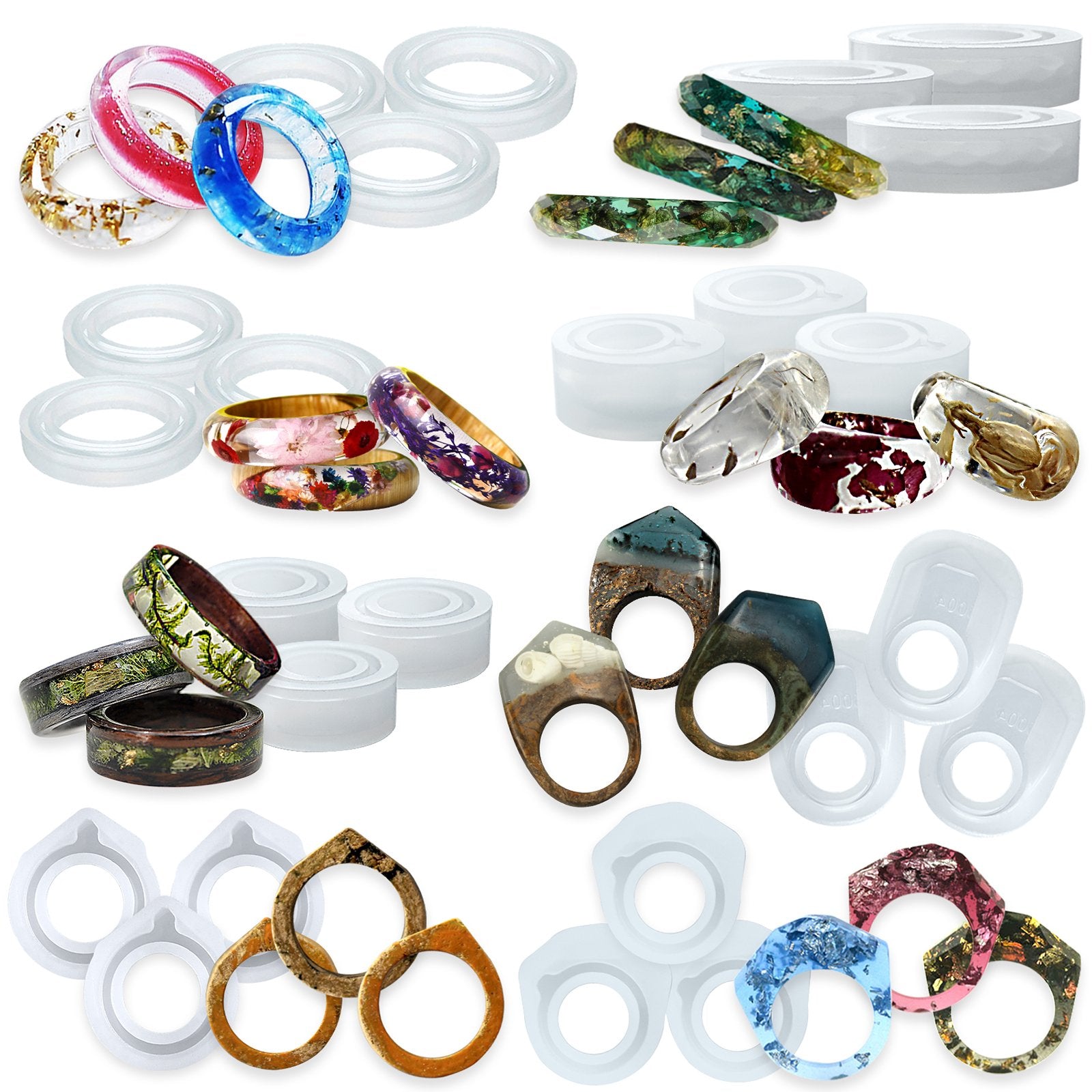 DIY Chunky Rings and Plastic Jewelry with Moldable Plastic - Party