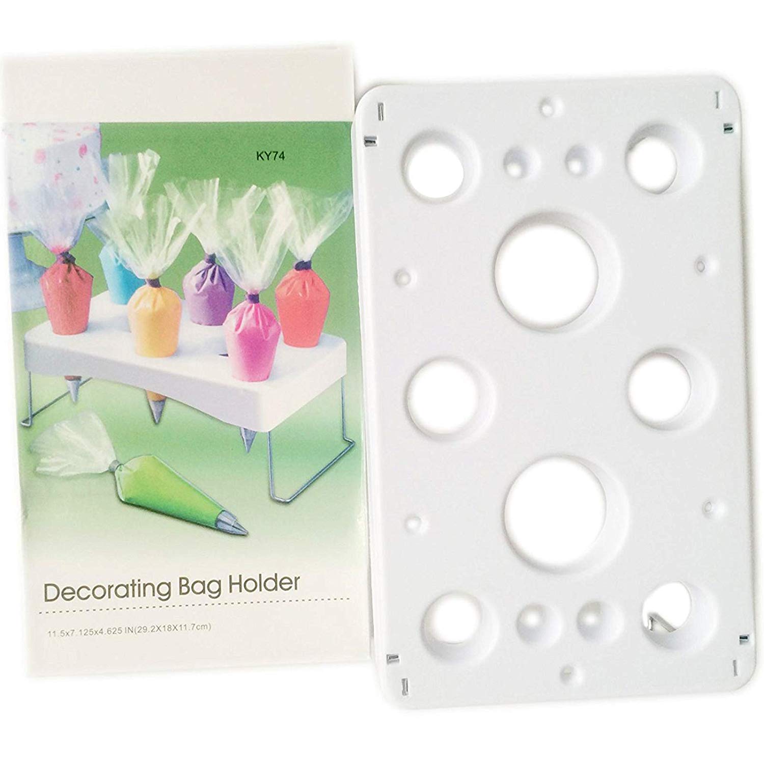 Decorating Piping icing Bag Holder Tray Stand FUNSHOWCASE