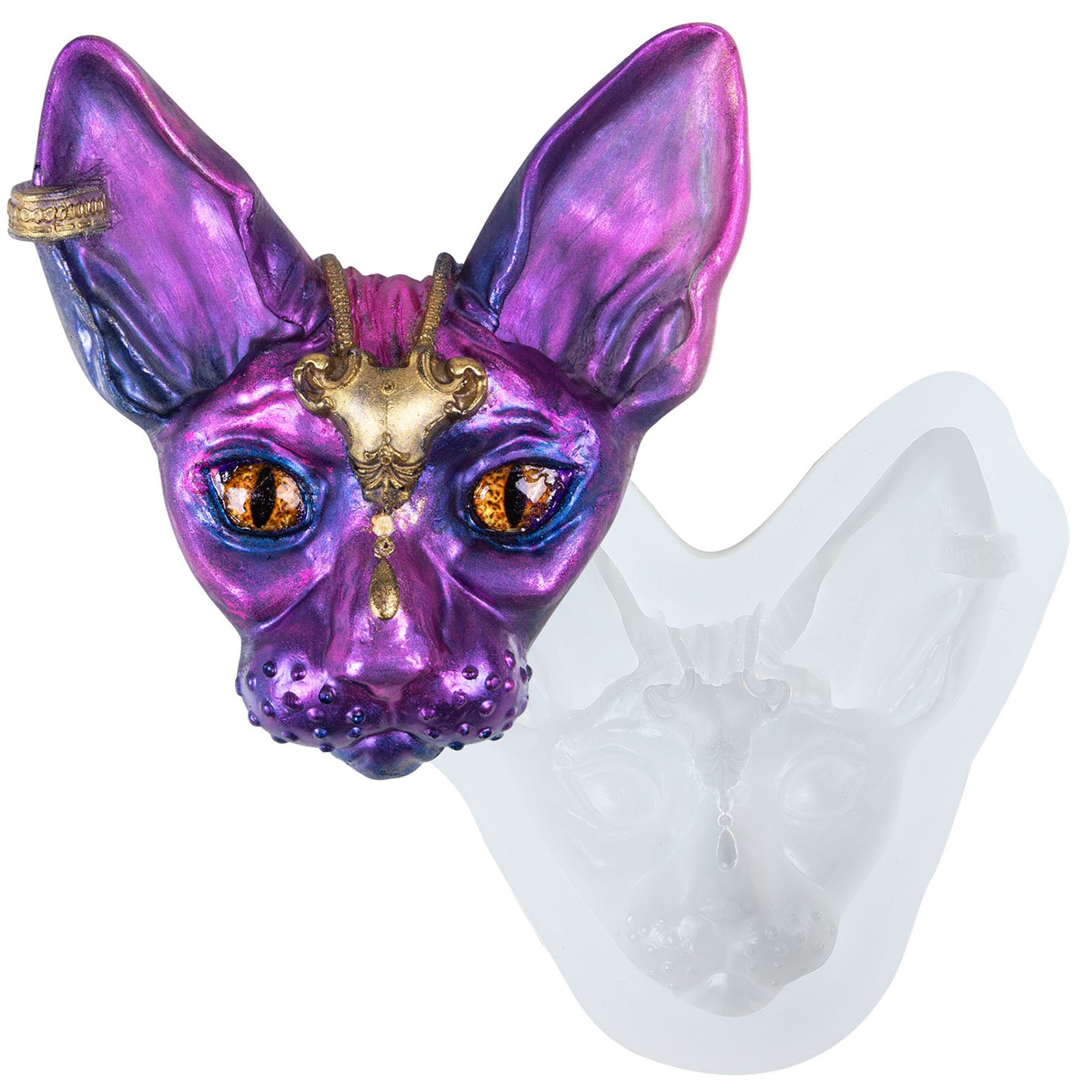 Sphinx Cat Resin Silicone Mold Funshowcase 