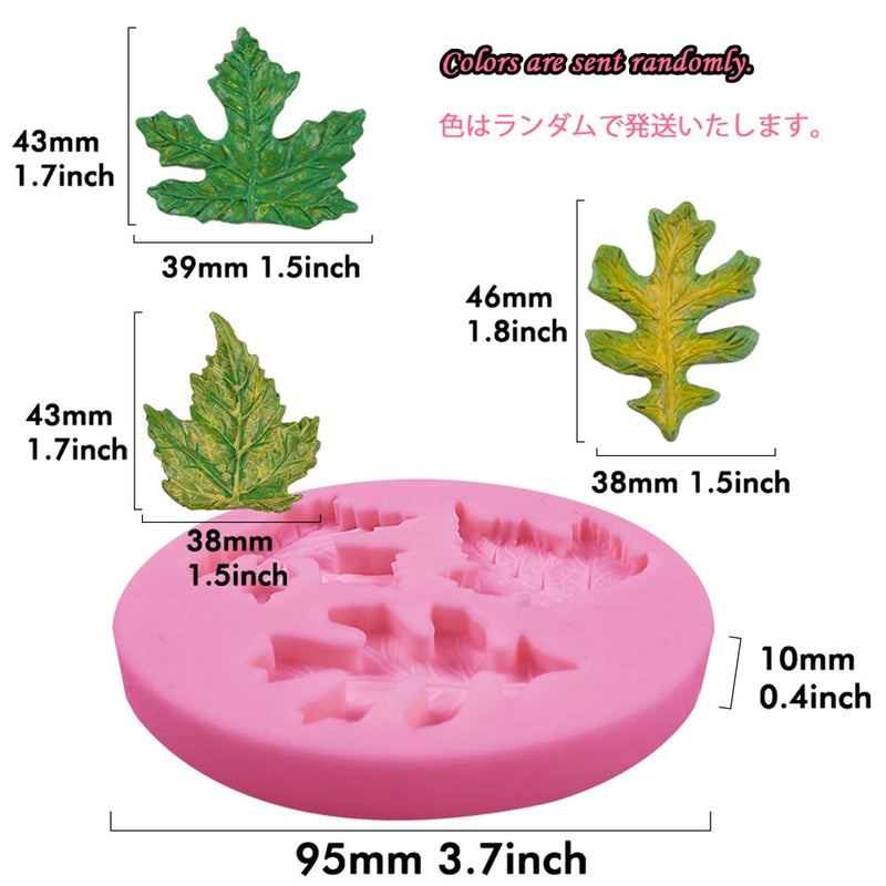 Maple Leaves Silicone Mold 3-Cavity