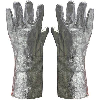 Aluminized Safety Melting Furnace Gloves 15-Inch