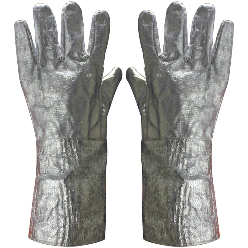 Aluminized Safety Melting Furnace Gloves 15-Inch