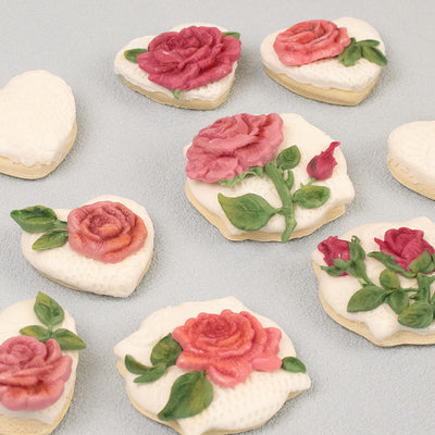 Plaque Cutters Cut-Outs Set 12-count for Fondant Icing Cookies
