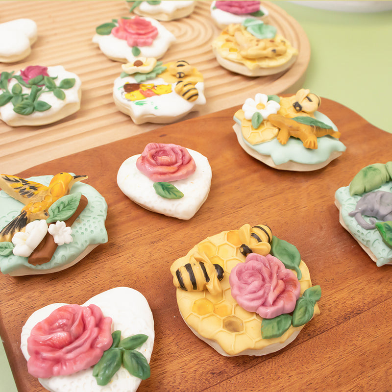 Plaque Cutters Cut-Outs Set 12-count for Fondant Icing Cookies
