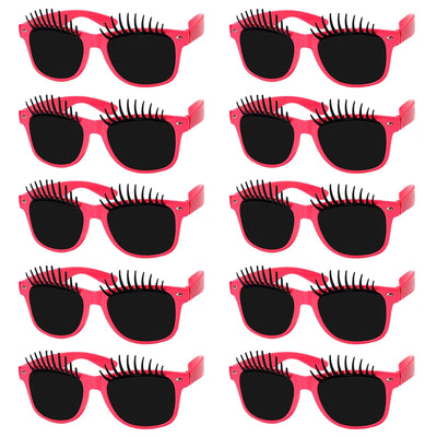 Party Costume Sunglasses Fun Shade Eyelash Glasses