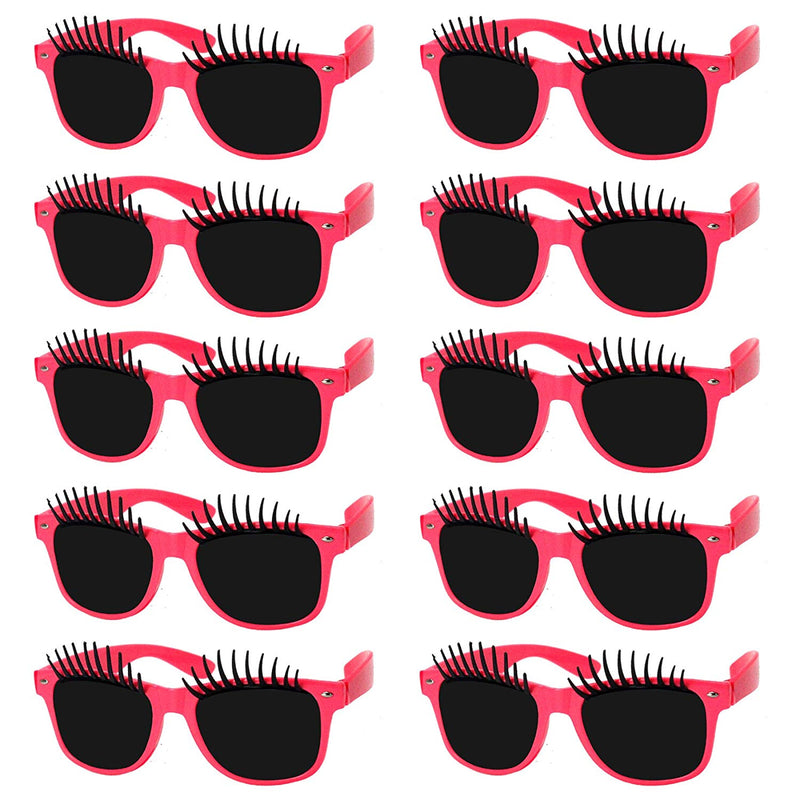 Party Costume Sunglasses Fun Shade Eyelash Glasses