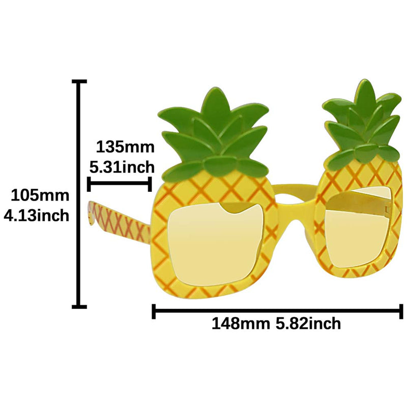 Pineapple Party Sunglasses Yellow Temples