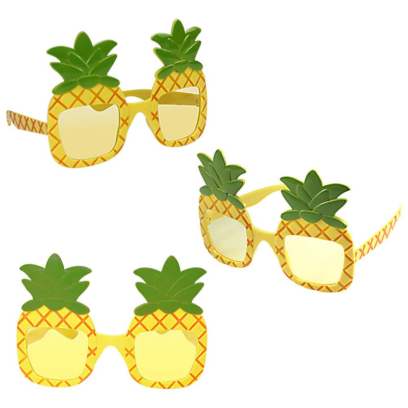 Pineapple Party Sunglasses Yellow Temples
