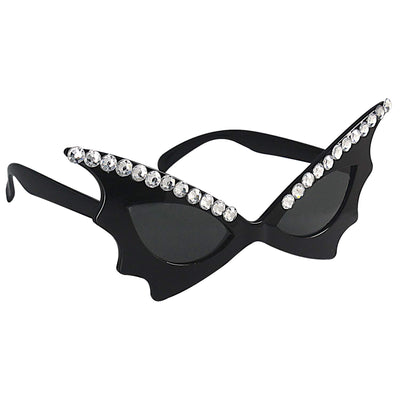 Black Bat Crystal Costume Sunglasses Fun Shades