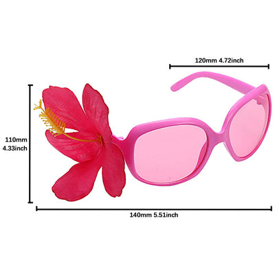 Hawaiian Hibiscus Party Sunglasses