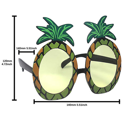 Pineapple Party Sunglasses Black Temples