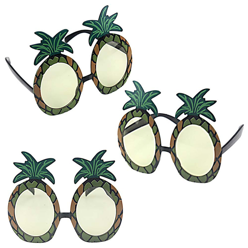 Pineapple Party Sunglasses Black Temples