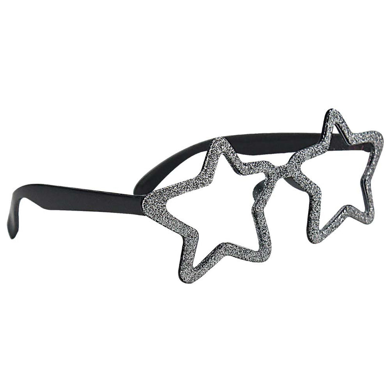 Rock Superstar Party Sunglasses Silver