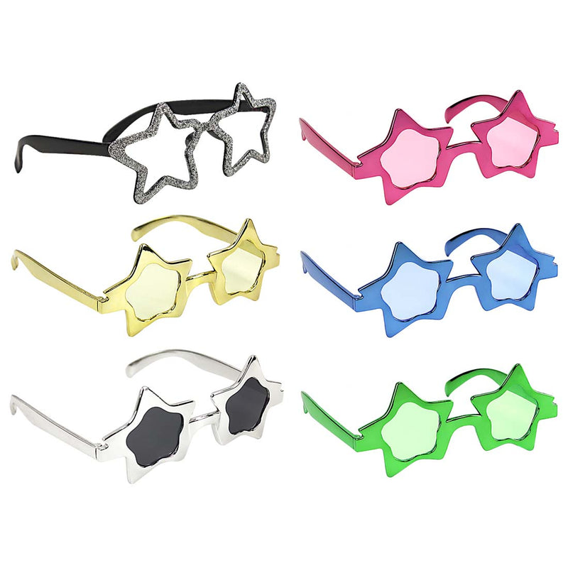 Rock Superstar Party Sunglasses Set of 6