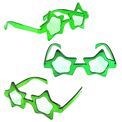 Rock Superstar Party Sunglasses Neon Green