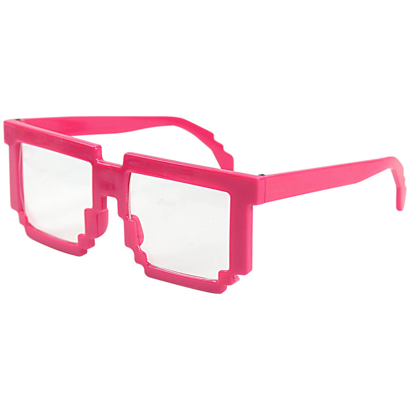 Party Costume Sunglasses Rock 80s Fun Shades Red