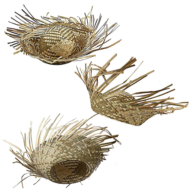 Beachcomber Straw Hat Tropical Party Costume