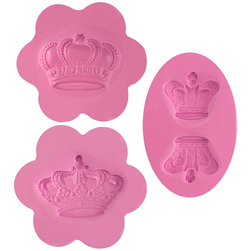 Crown Silicone Molds Set of 3