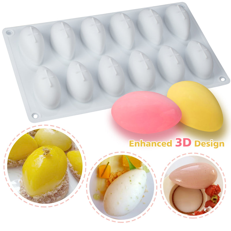 Quenelle Dessert Baking Silicone Mold Tray