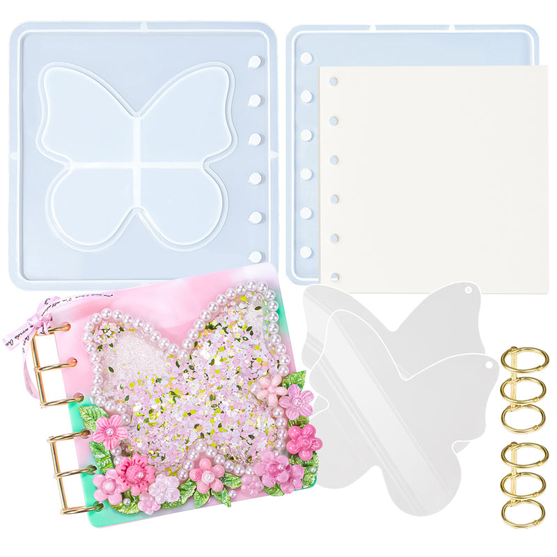 Butterfly Shaker Journal Crafting Set 4x4 Inches
