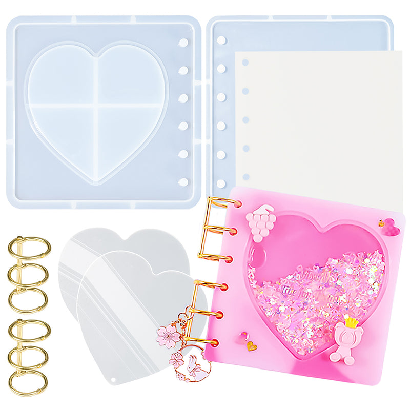 Heart Shaker Journal Crafting Set 4x4 Inches