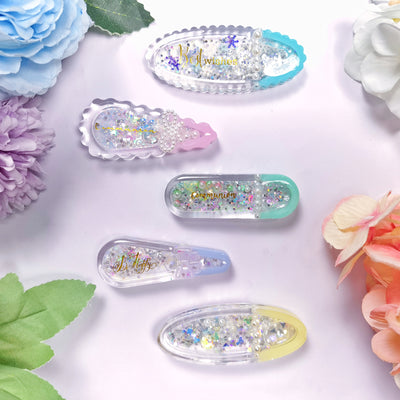 Hair Clips Resin Shaker Molds Set