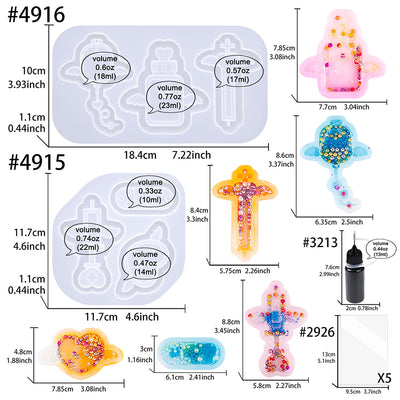 Resin Shaker Molds Kits Set with Films Medical Angels