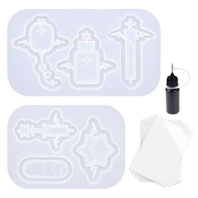 Resin Shaker Molds Kits Set with Films Medical Demons