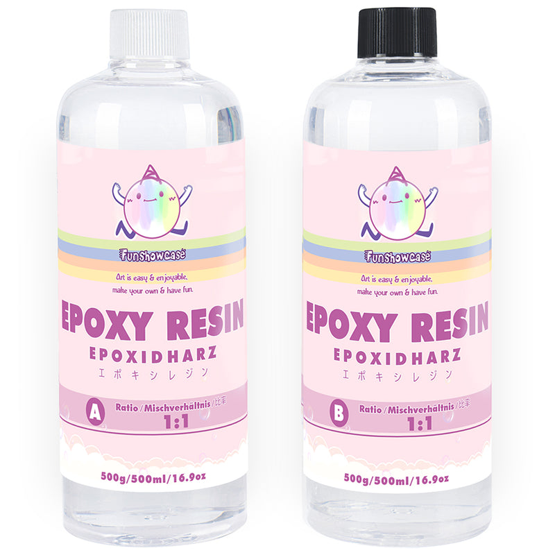 Epoxy Resin Crystal Clear 1:1 Ratio 34oz