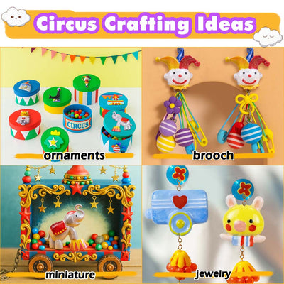 Carnival Circus and Amusement Park Fondant Silicone Molds 32-cavity