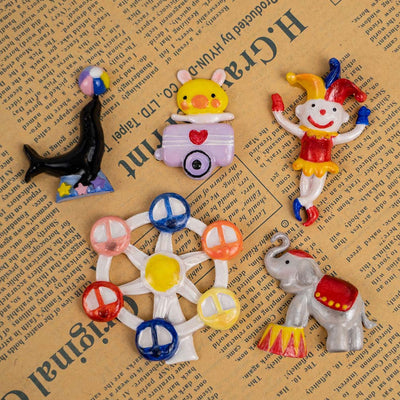 Carnival Circus and Amusement Park Fondant Silicone Molds 32-cavity