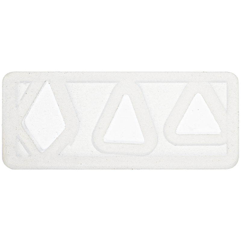 Small Rhombus and Triangle Cabochon Silicone Mold 3-Cavity
