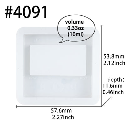 MP3 Resin Shaker Silicone Mold 2-Inch