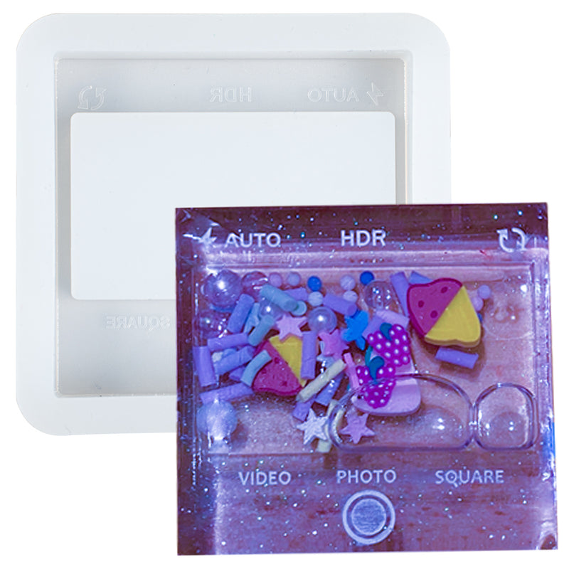 Camera Resin Shaker Silicone Mold 2-Inch