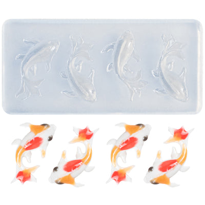 Tiny Goldfishes Silicone Mold 4-Cavity