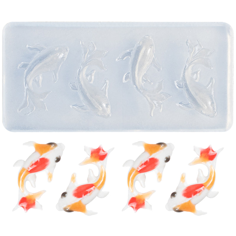 Tiny Goldfishes Silicone Mold 4-Cavity