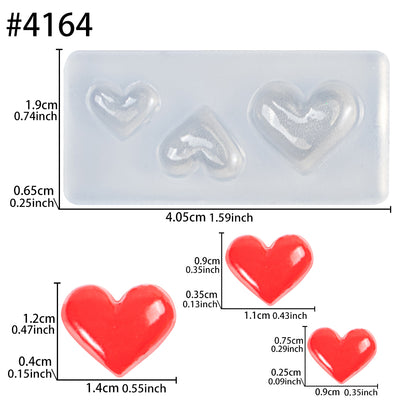 Tiny Heart Silicone Mold 3-Size