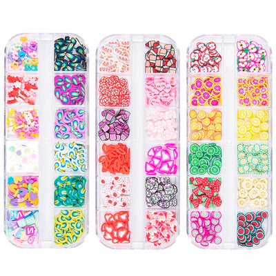 Polymer Clay Mix Sprinkles Slice Confetti for DIY
