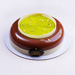 Circle Baking Pan Tourbillon Round Silicone Mold 2-Cavity Disc Diameter 5.5inch