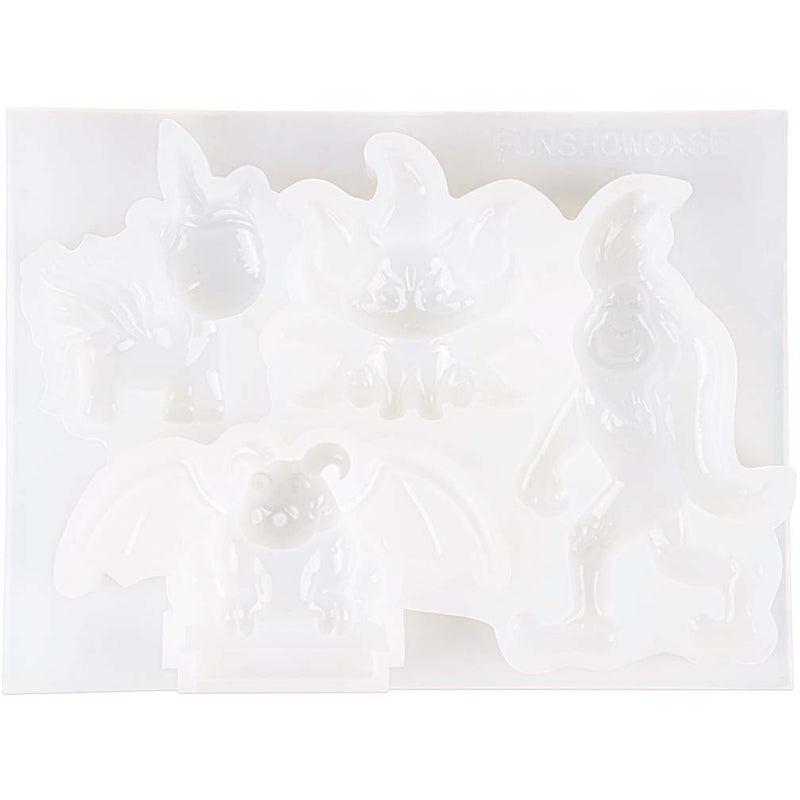 Monster Silicone Molds for Polymer Clay Craft, Epoxy Casting, UV Resin Jewelry Making