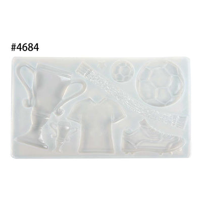 Soccer Trophy Jersey Silicone Mold 8-Cavity