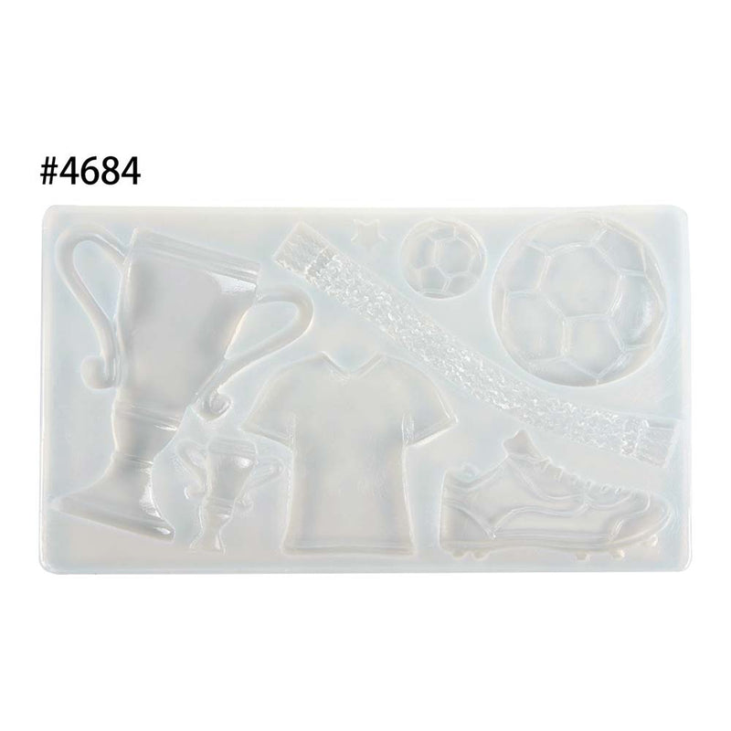 Soccer Trophy Jersey Silicone Mold 8-Cavity