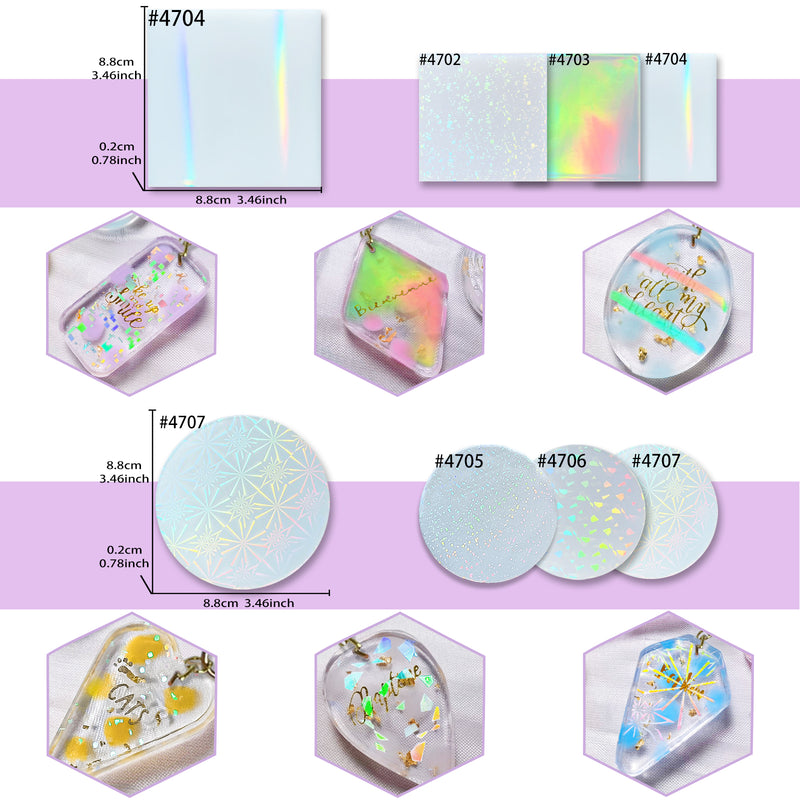 Holographic Resin Silicone Inlay Making Molds