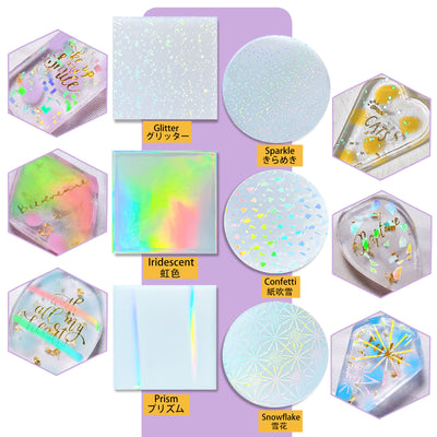 Holographic Resin Silicone Inlay Making Molds