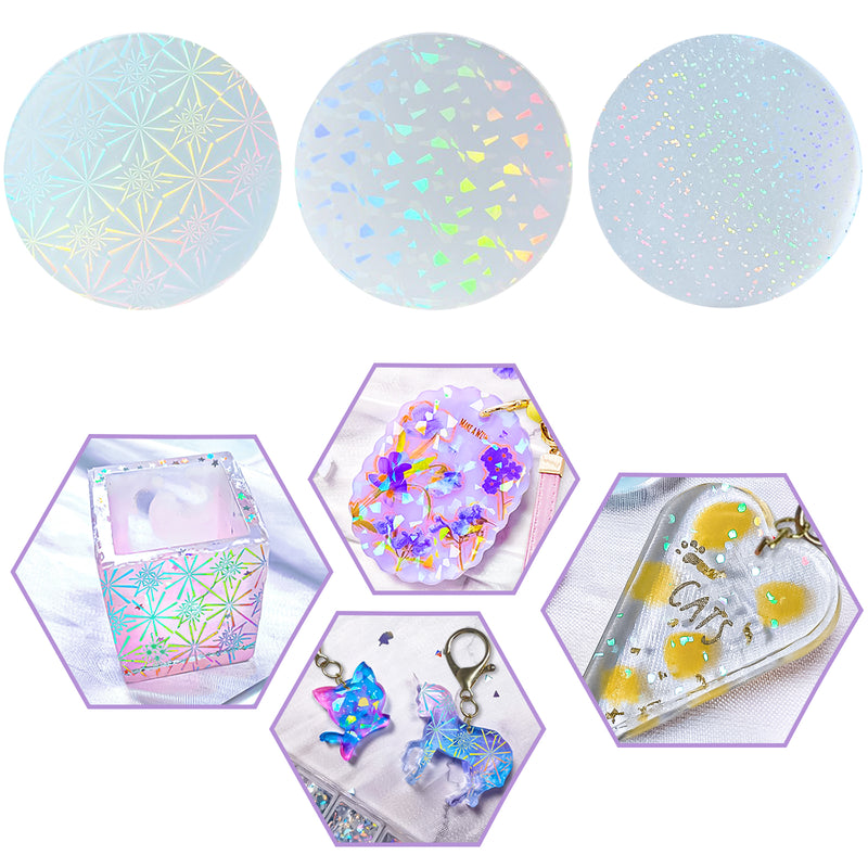 Holographic Resin Silicone Inlay Making Molds