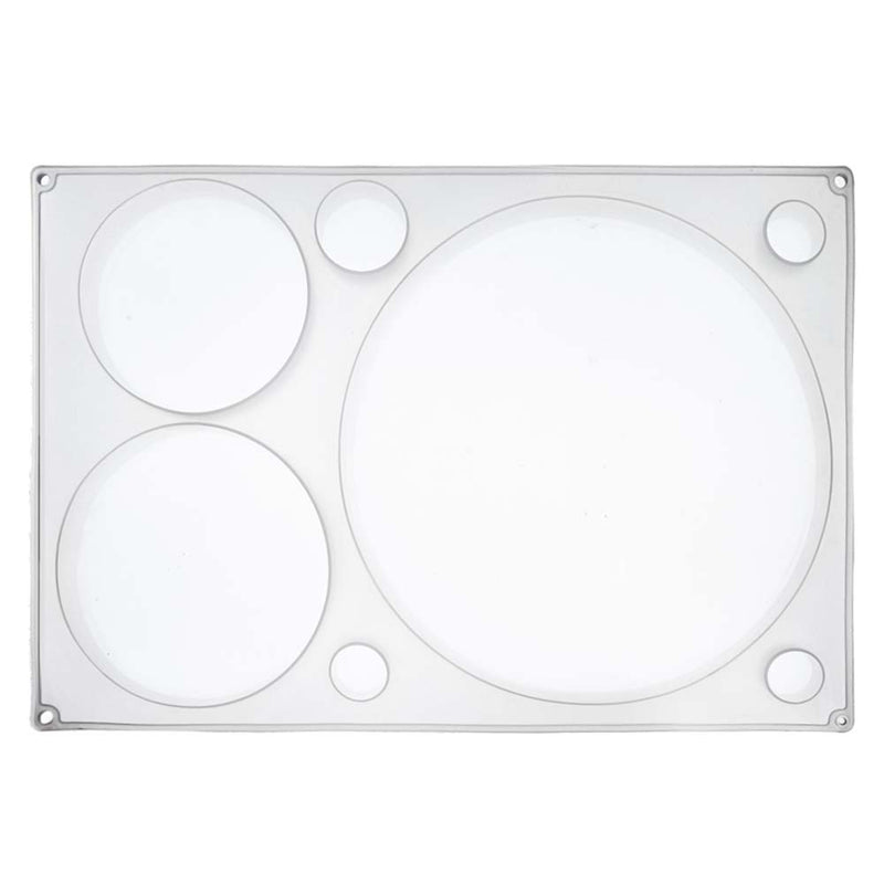 Circle Silicone Mold 7-Cavity 1-9 Inches