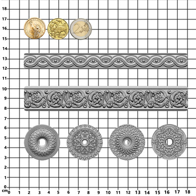 Border and Medallion Mold