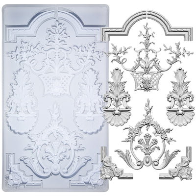 Embossed Medallion Frame Mold