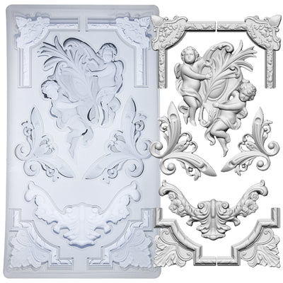 Border Frame with Angel Mold